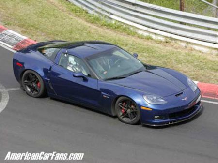Corvette Blue Devil spy photo (AmericanCarFans.com)