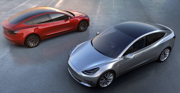 The Tesla Model 3 could end up being the most successful electric vehicle in history. (If sales projections hold true.) Image: Tesla